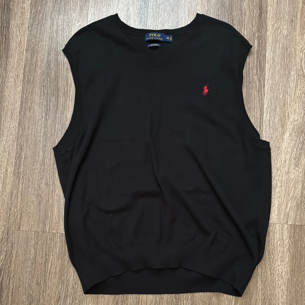 VGUC Polo Ralph Lauren Black Sleeveless Sweater Vest
